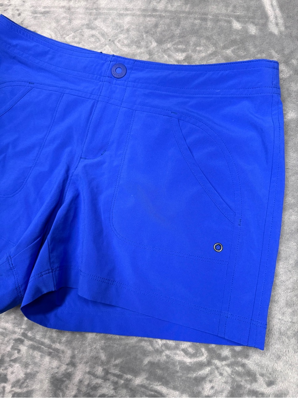 Athleta Cobalt Blue Athletic Shorts - Picture 2 of 11
